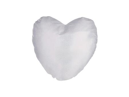 Glitter Heart Shape Pillow Cover (40*40cm,Silver)