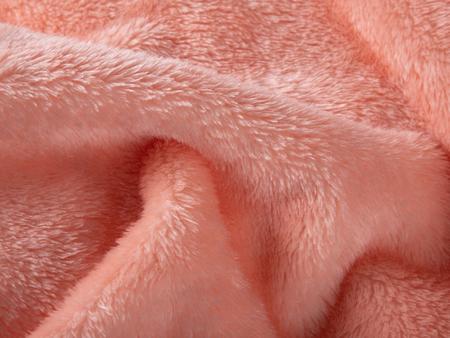 Manta Microfibra Forro Polar Sublimación (Rosa coral/Blanco, 152*203cm/60&quot;x 80&quot;)