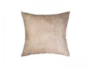 Sublimation Leathaire Pillow Cover (40*40cm, Brown)