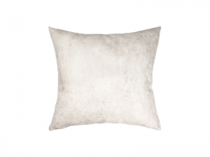 Sublimation Leathaire Pillow Cover (40*40cm, Gray White)