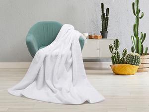 Arctic Fleece Lined Sublimation Microfiber Blanket(Full White, 127*152cm/50&quot;x 60&quot;)