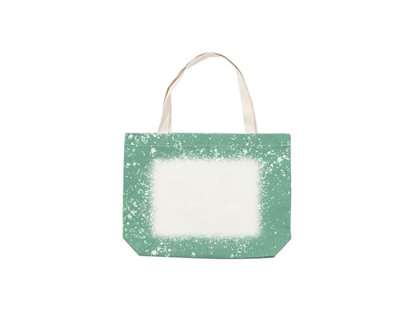 Sublimation Blanks Bleached Starry Linen Tote Bag