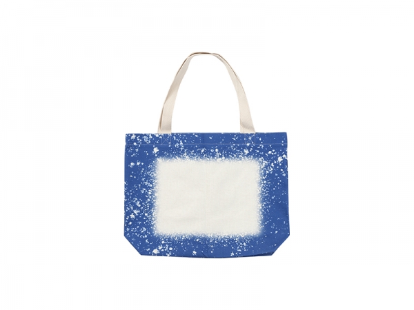 Sublimation Blanks Bleached Starry Linen Tote Bag