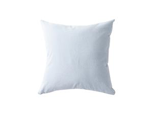 Polyester Pillow Cover with Colored Cotton Back (40*40cm/15.7&quot; x 15.7&quot;, Light Blue)