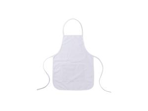 White Child Apron w/ White Pocket(61*44cm)