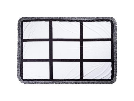 Sublimation 9 Panel Plush Throw Blanket (100*150cm/39.4&quot;x59&quot;)