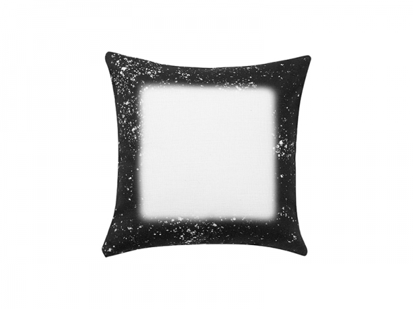 Sublimation Blanks Bleached Starry Linen Pillow Cover