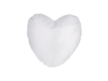 Glitter Heart Shape Pillow Cover (40*40cm,White)