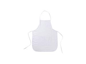 White Adult Apron w/ White Pocket(75*60cm)