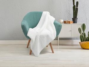 Sherpa Lined Sublimation Minky Blanket(Full White, 152*203cm/60&quot;x 80&quot;)