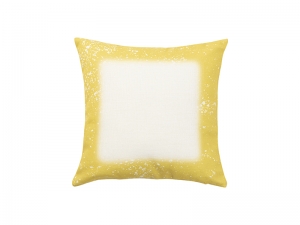 Sublimation Blanks Bleached Starry Linen Pillow Cover