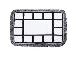 Sublimation 15 Panel Plush Throw Blanket (50*80cm/19.7&quot;x31.5&quot;)