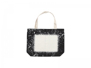 Sublimation Blanks Bleached Starry Linen Tote Bag