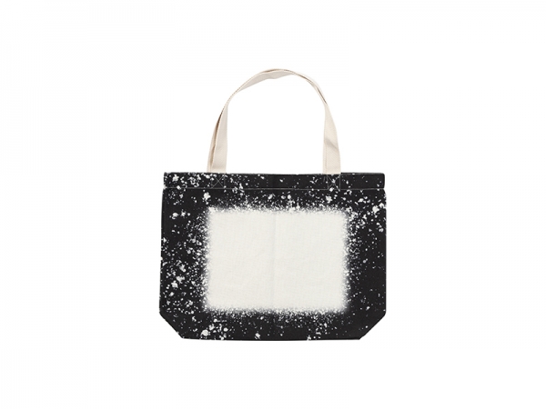 Sublimation Blanks Bleached Starry Linen Tote Bag