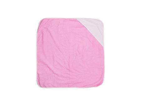 Sublimation Baby Hooded Towel (80*80, Rose Red)