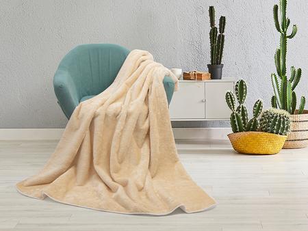 Arctic Fleece Lined Sublimation Microfiber Blanket(Khaki/White, 76*101cm/30&quot;x 40&quot;)