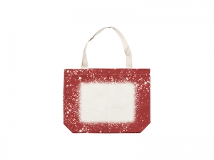 Sublimation Blanks Bleached Starry Linen Tote Bag