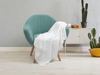 Heart Embossed Sublimation Minky Blanket(White, 127*152cm/50