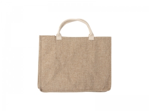 Sublimation Blanks Linen Shopping Bag (45*34*20cm)