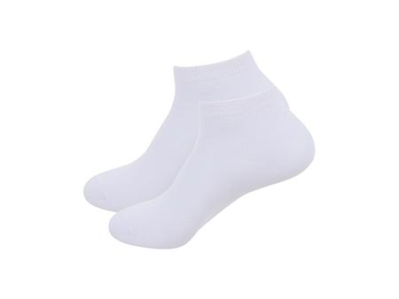 22cm Women Sublimation Socks(Full White) MOQ: 600pairs