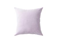 Polyester Pillow Cover with Colored Cotton Back (Light Purple, 40*40cm/15.7