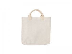 Sublimation Blanks Linen Shopping Bag (27*25*12cm)