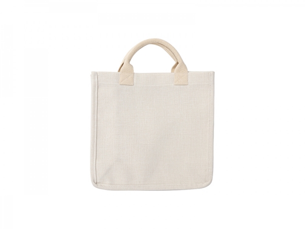 Sublimation Blanks Linen Shopping Bag (27*25*12cm)