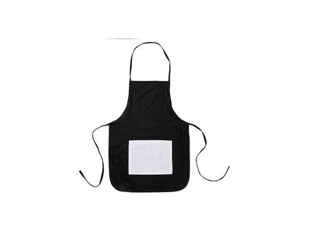 Black Child Apron w/ White Pocket(61*44cm)