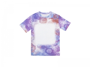 Lavender Bleached Mist Cotton Feeling T-shirt for Sublimation Printing